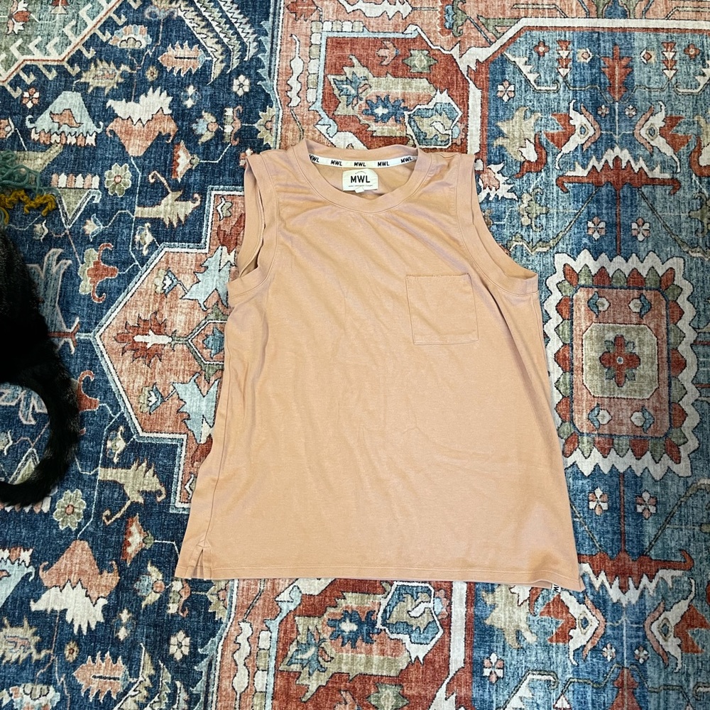 Peach Madewell Pajama Top